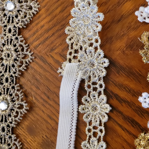 5 pc boho flower headband set - Picture 3 of 4